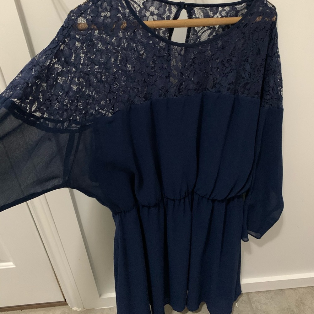 PLUS SIZE royal blue dress